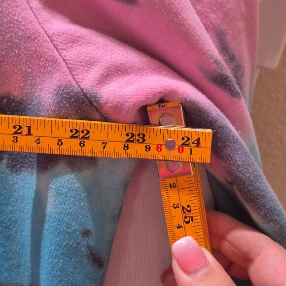 No Boundaries Tie Dye Zip Hoodie – Juniors XXL – Lightweight Hooded Jacket - Picture 9 of 12